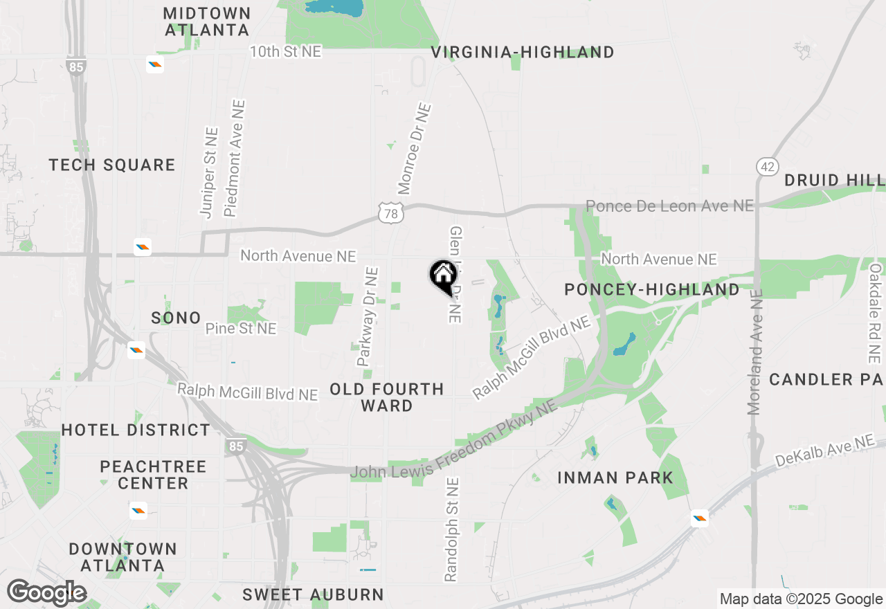 Map of 572 Winton Terrace Ne, Atlanta, GA 30308