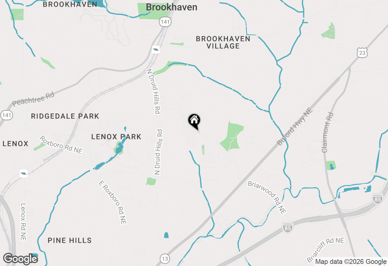 Map of 2299 Limehurst Drive Ne #23, Atlanta, GA 30319