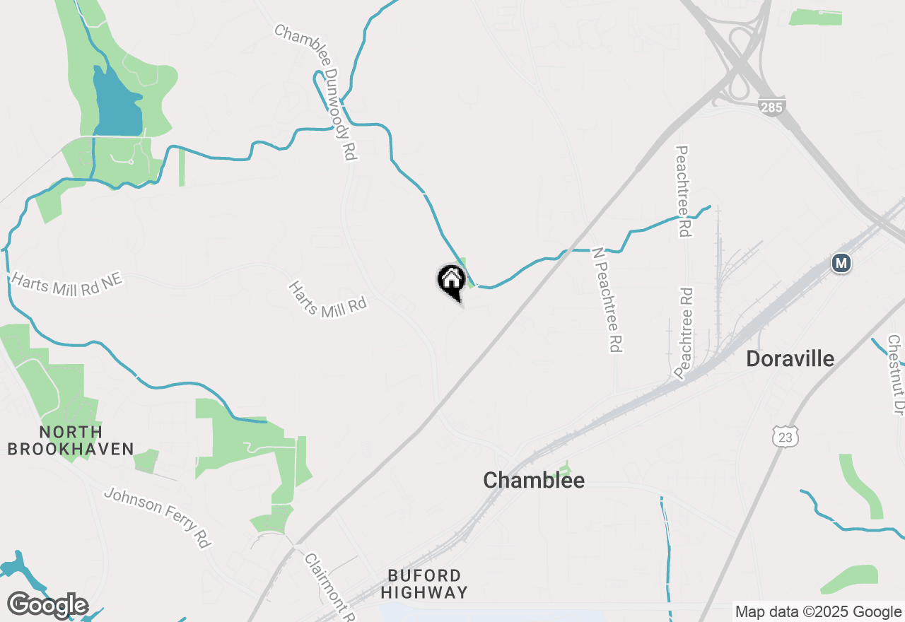 Map of 3659 Admiral Drive, Atlanta, GA 30341