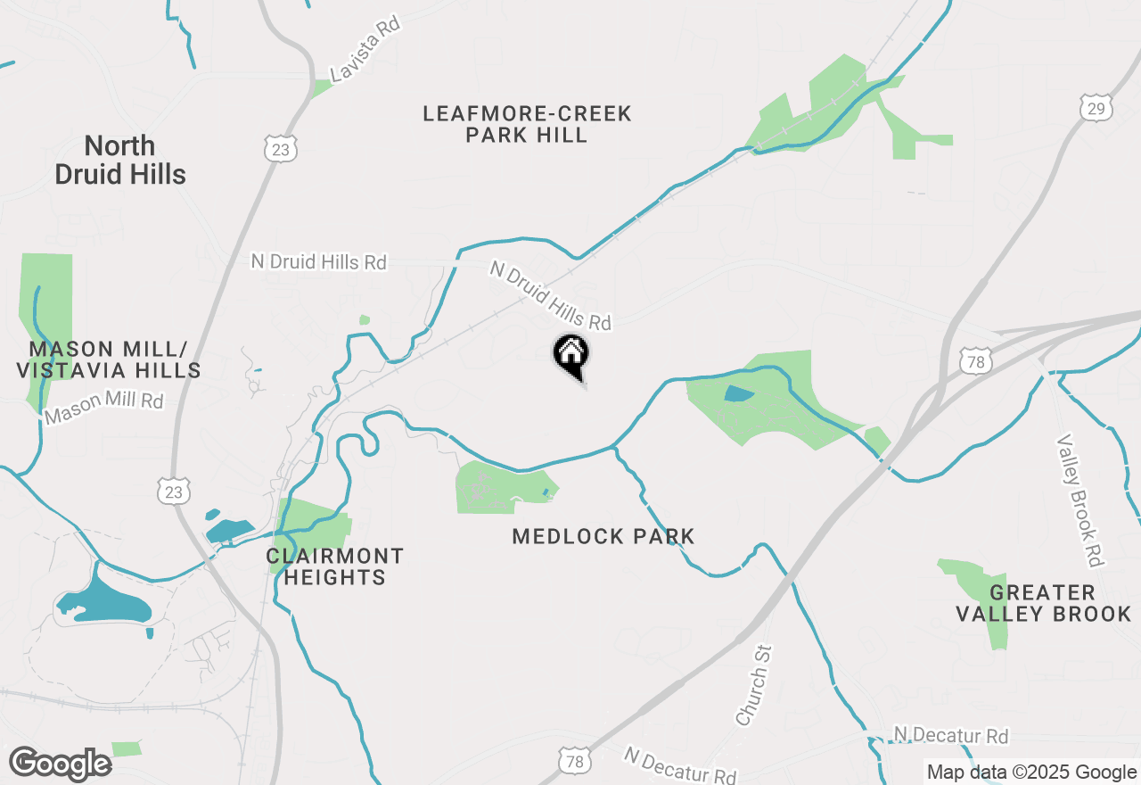Map of 1143 Willivee Drive, Decatur, GA 30033