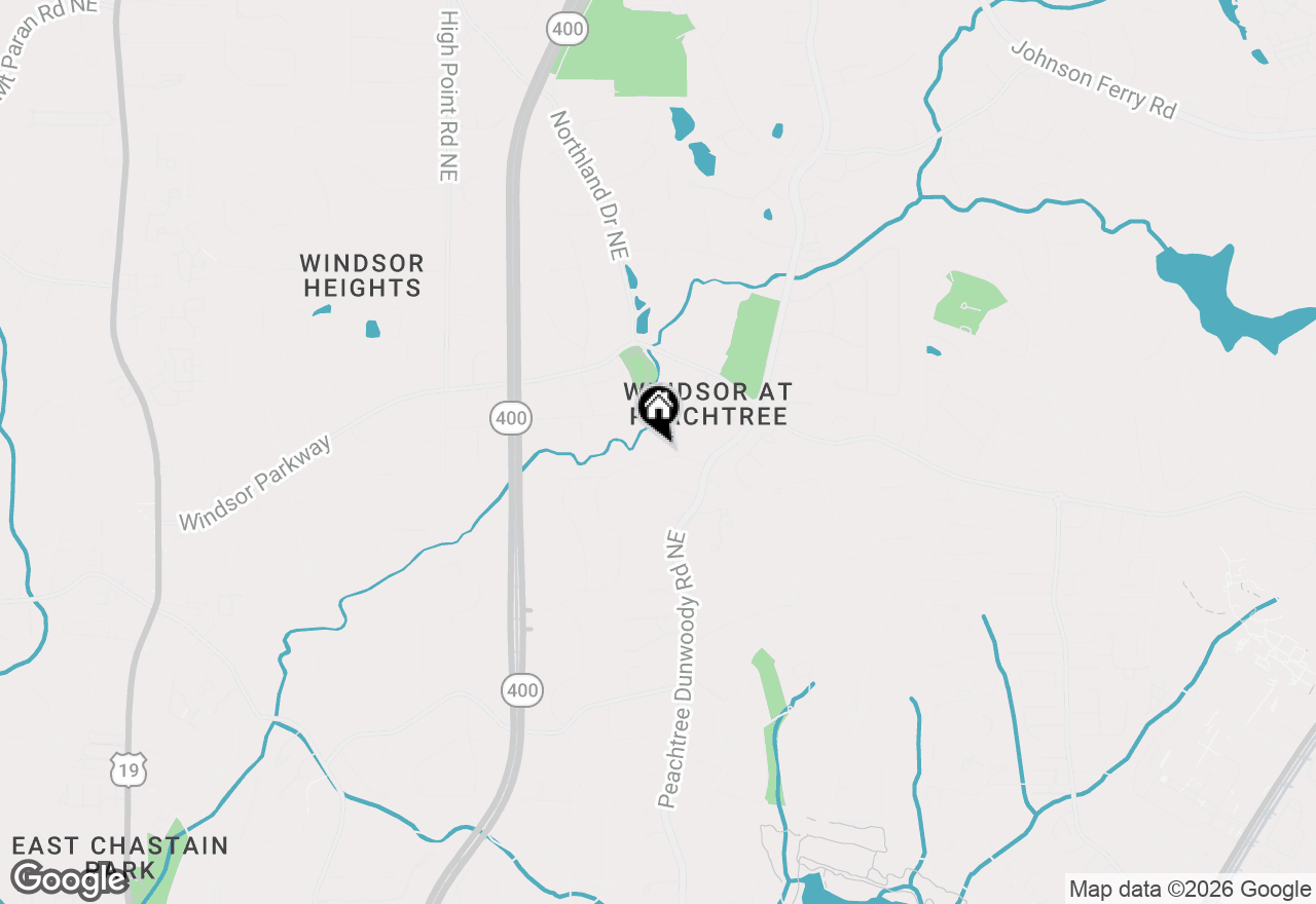 Map of 870 Starlight Drive, Sandy Springs, GA 30342