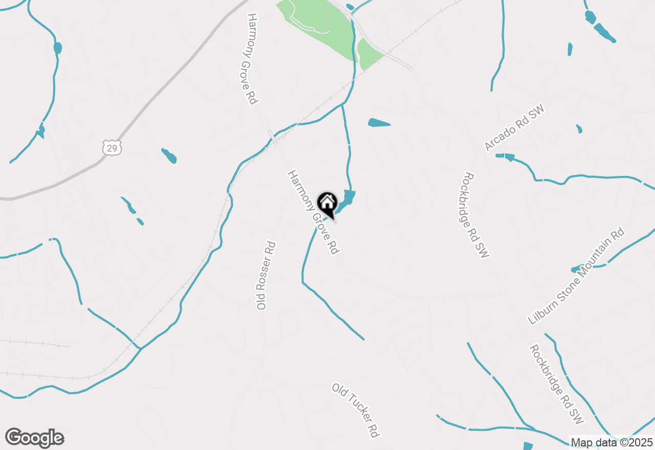 Map of 202 Harmony Grove Road, Lilburn, GA 30047