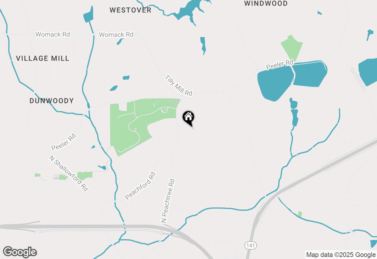 Map of 4621 Ellisbury Drive, Atlanta, GA 30338