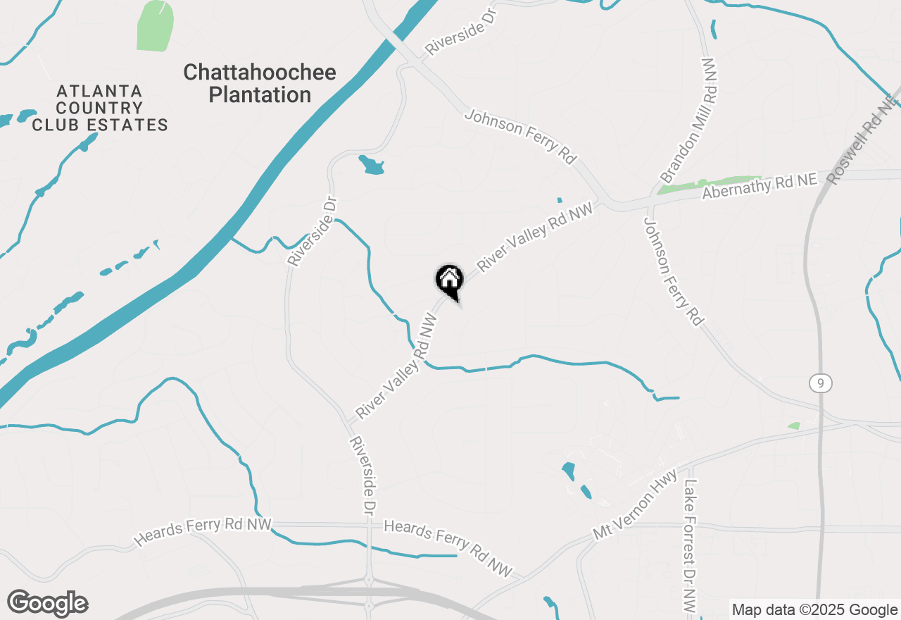 Map of 460 River Valley Road, Sandy Springs, GA 30328