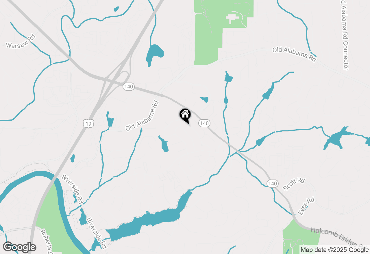 Map of 300 N Pond Trail, Roswell, GA 30076