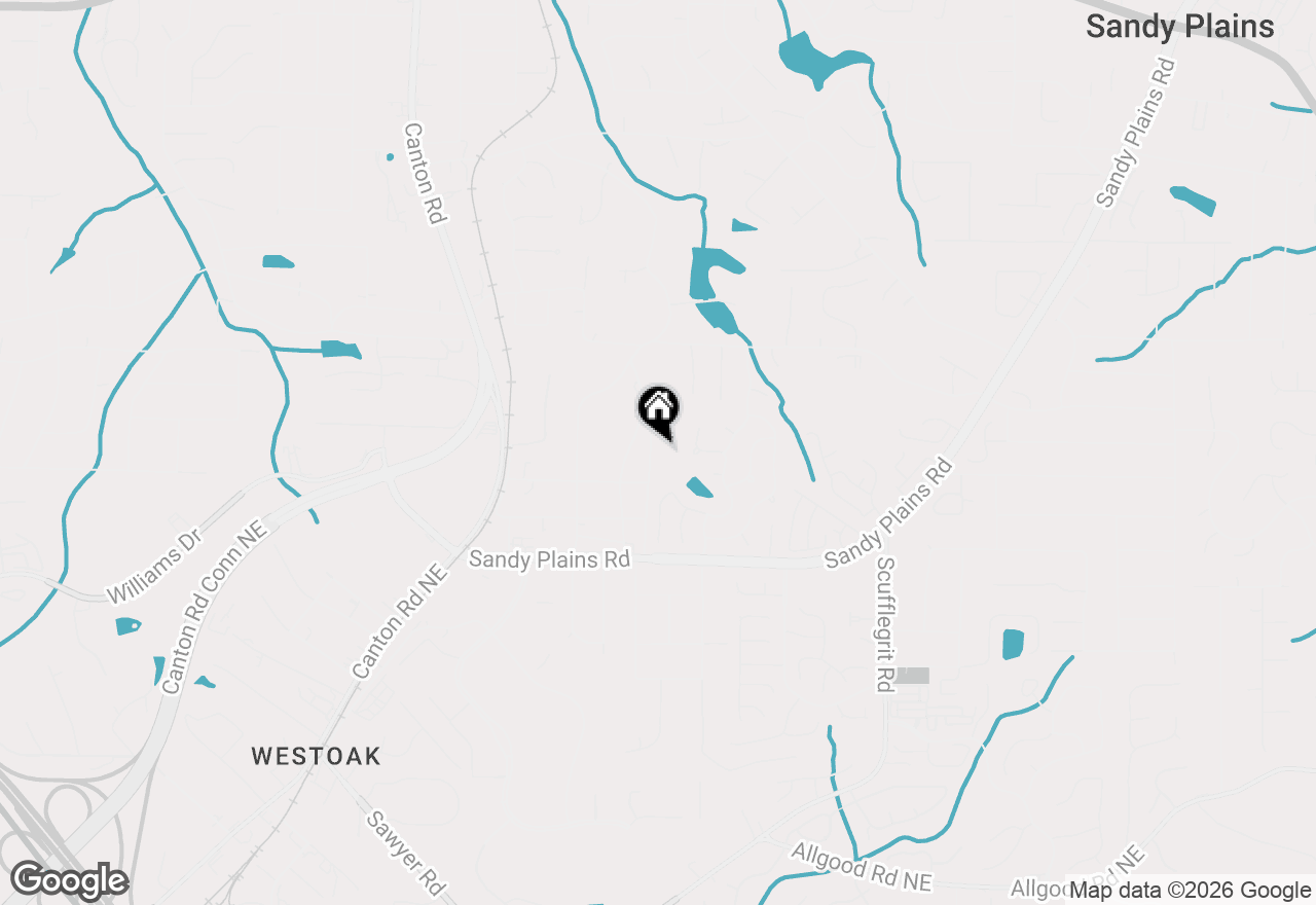 Map of 1954 New Kemp Road, Marietta, GA 30066