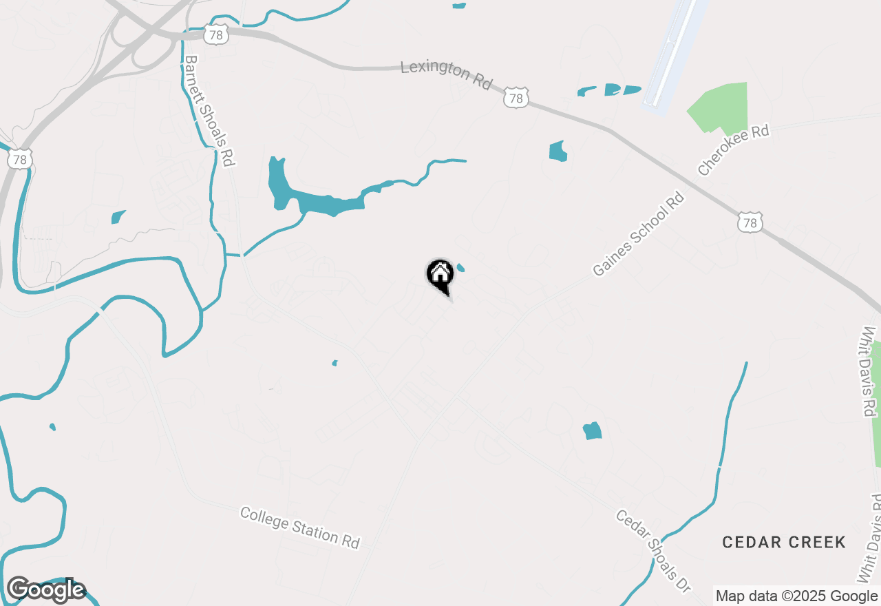 Map of 155 S Stratford Drive, Athens, GA 30605