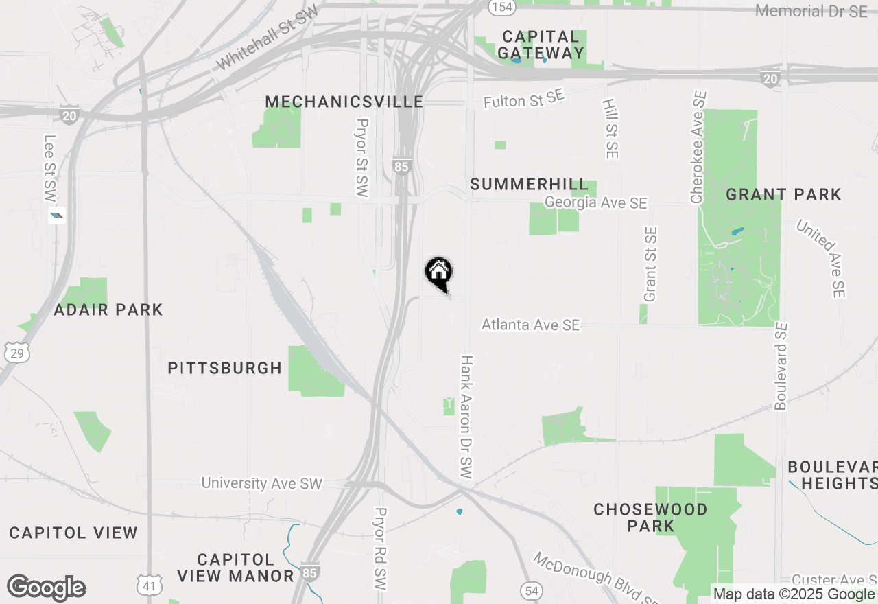 Map of 56 Ormond St Sw, Atlanta, GA 30315