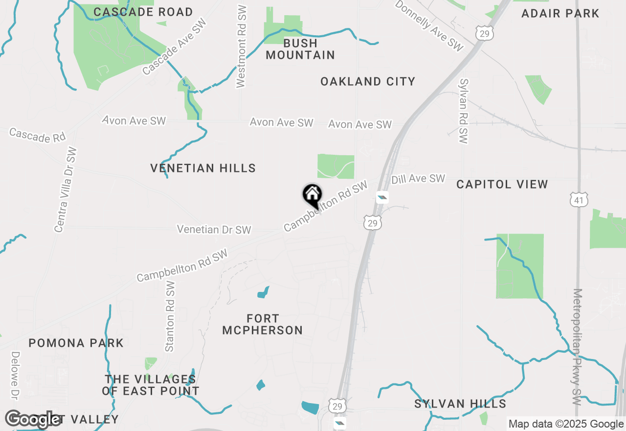 Map of 1324 Campbellton Road Sw, Atlanta, GA 30310