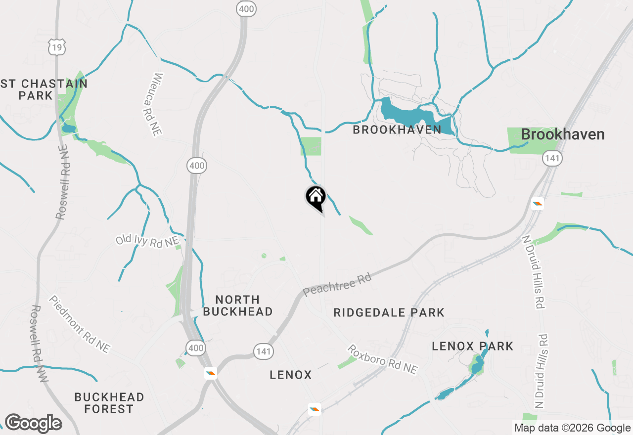 Map of 885 Carlton Ridge Ne, Atlanta, GA 30342