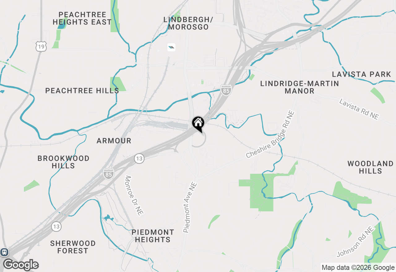 Map of 2115 Piedmont Road Ne #2311, Atlanta, GA 30324