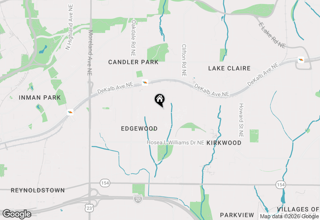 Map of 161 Wesley Avenue Ne #A, Atlanta, GA 30307