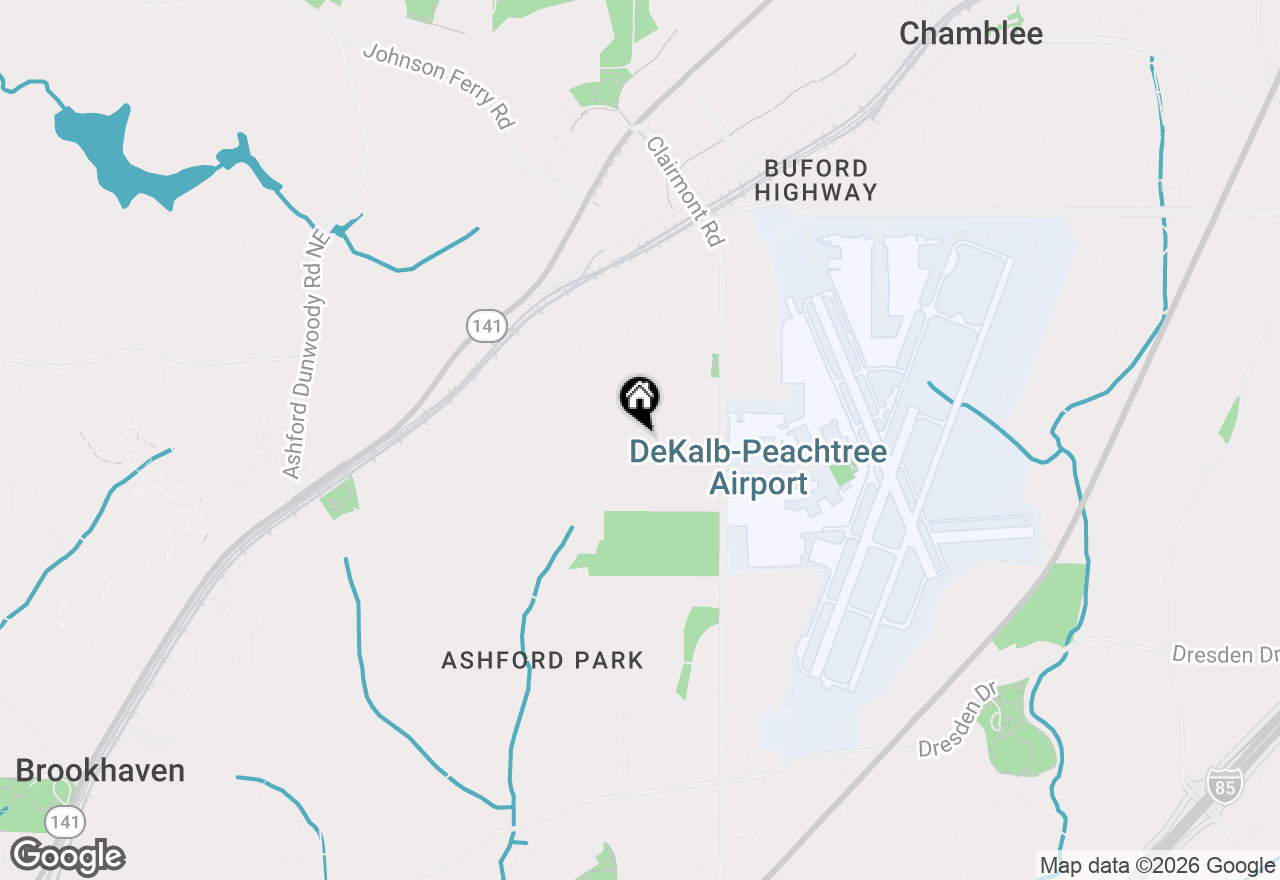 Map of 3127 Skyland Drive Ne, Atlanta, GA 30341