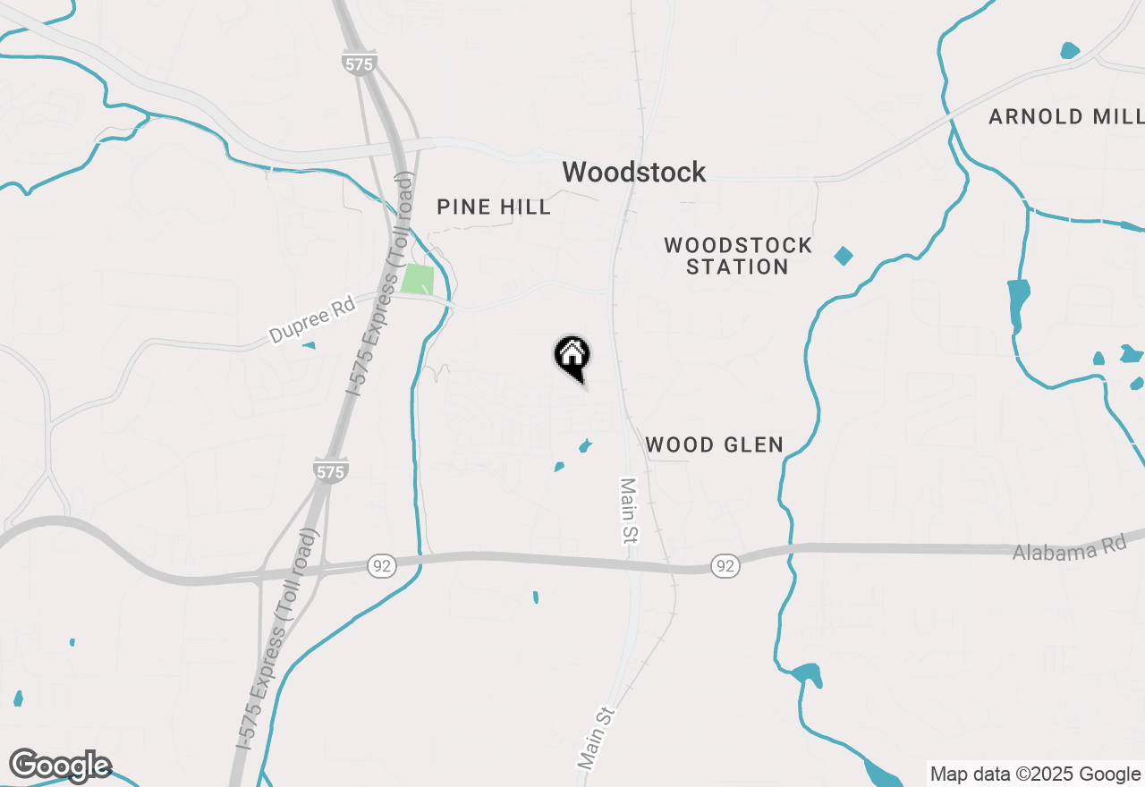 Map of 219 Dawson Drive, Woodstock, GA 30188