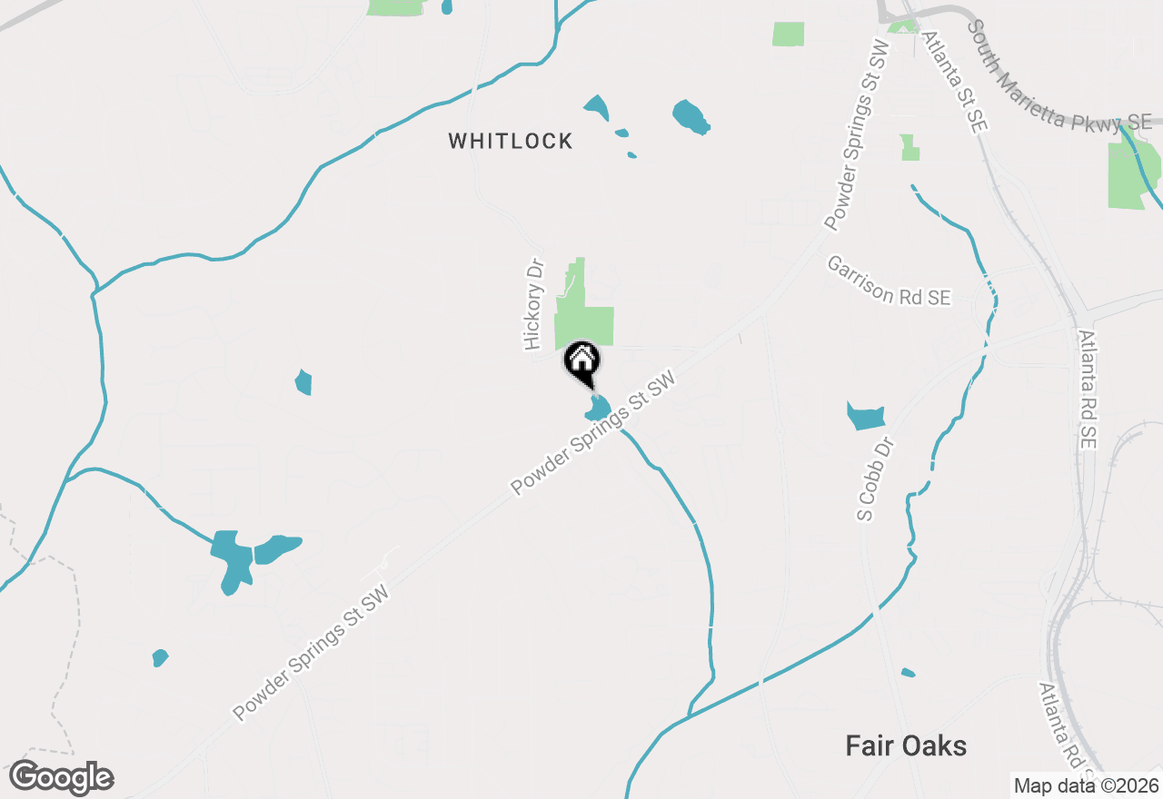 Map of 868 Powder Springs Street, Marietta, GA 30064
