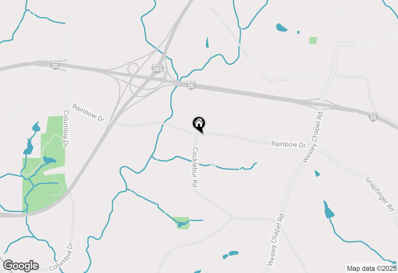 Map of 2692 Cocklebur Road, Decatur, GA 30034