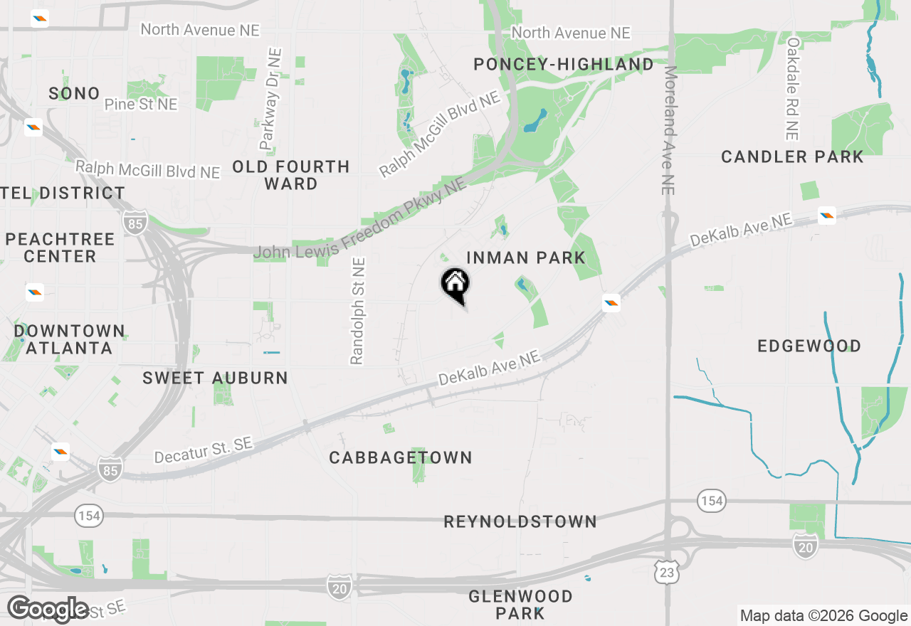 Map of 782 Dixie Avenue Ne #1, Atlanta, GA 30307