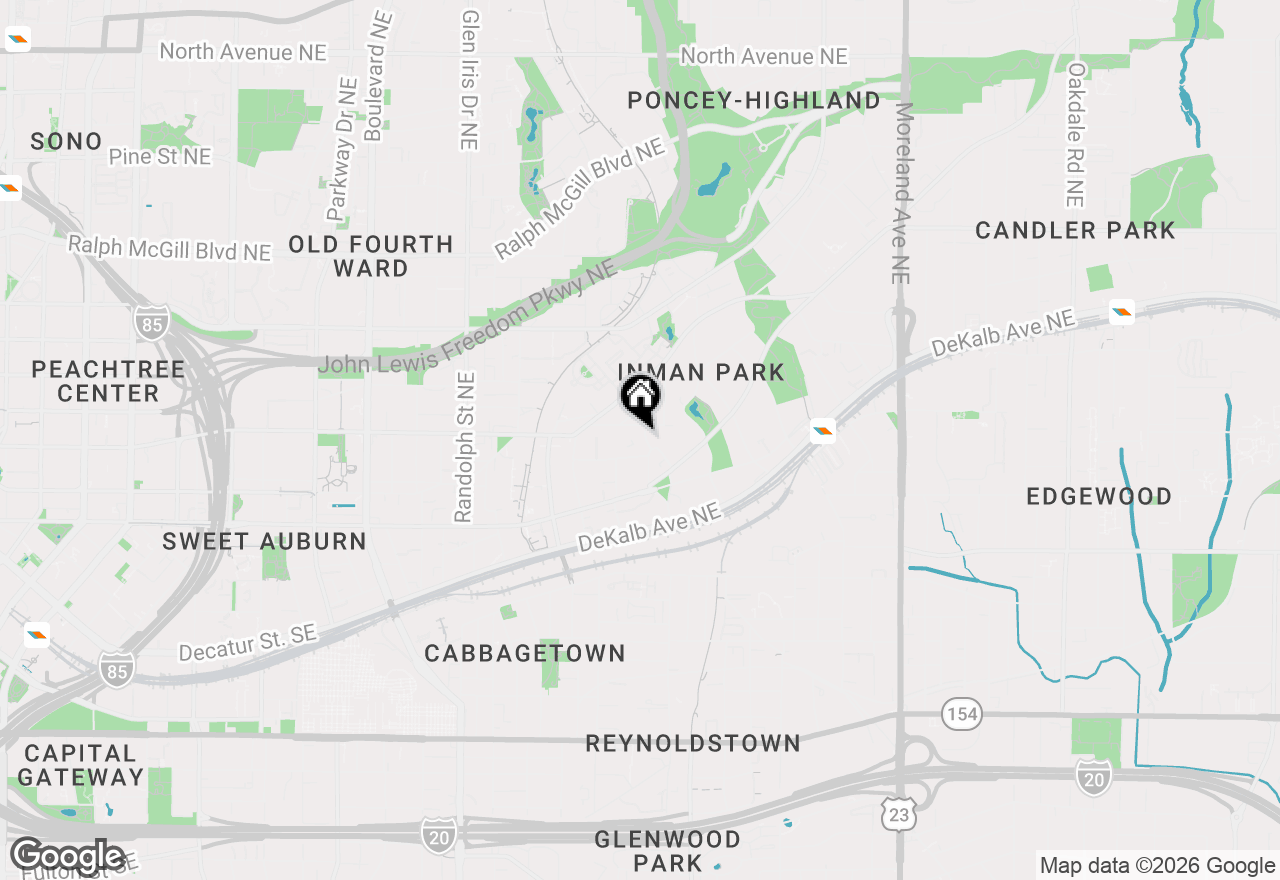 Map of 120 Ashland Drive Ne, Atlanta, GA 30307