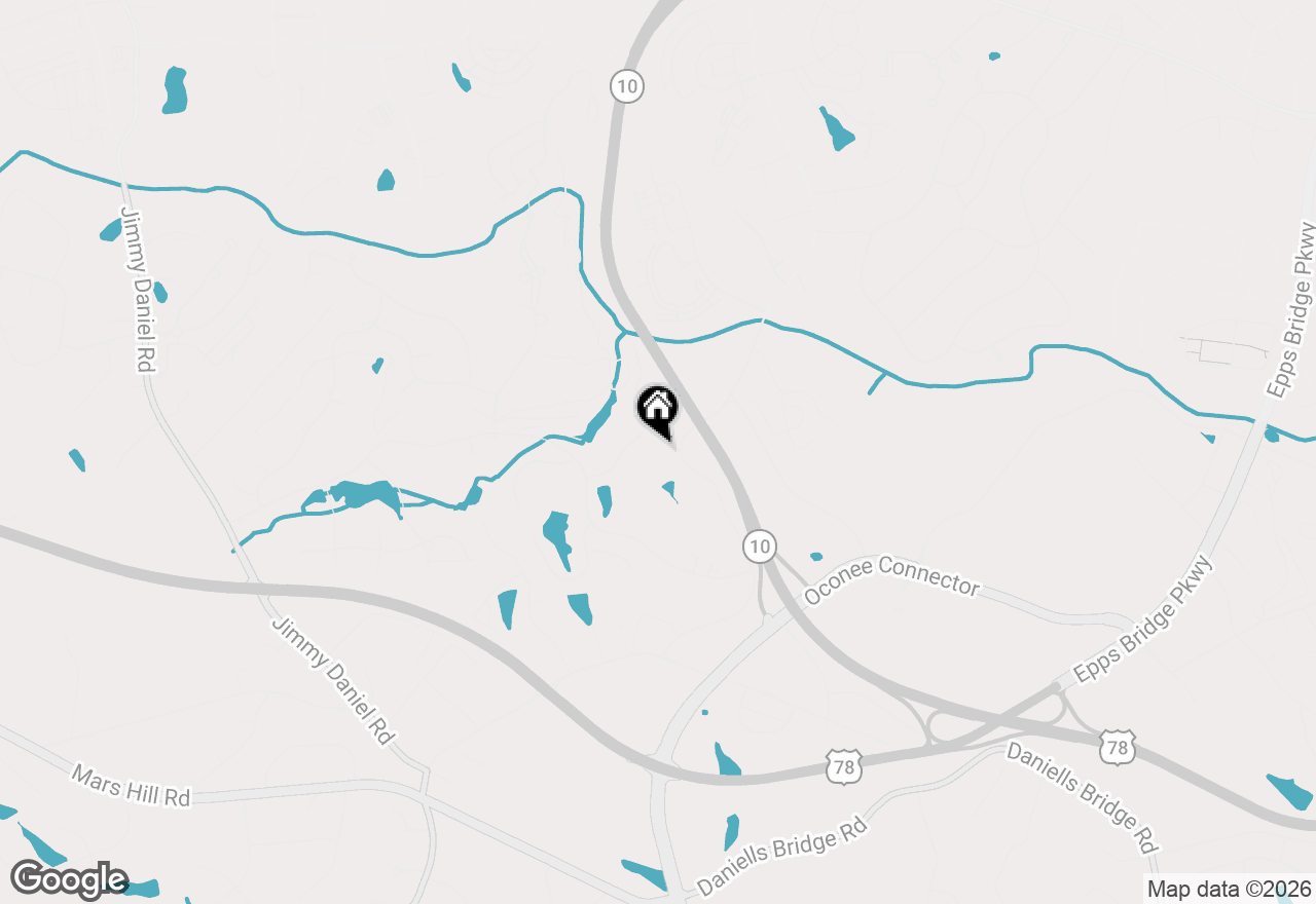 Map of 1551 Jennings Mill Road #1400 B, Watkinsville, GA 30677