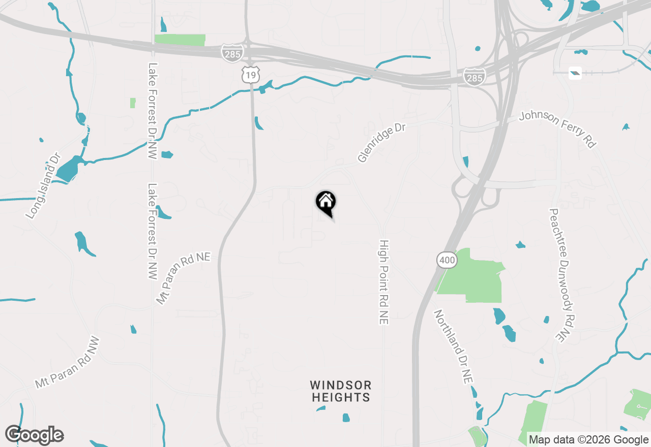 Map of 250 Enclave, Atlanta, GA 30342