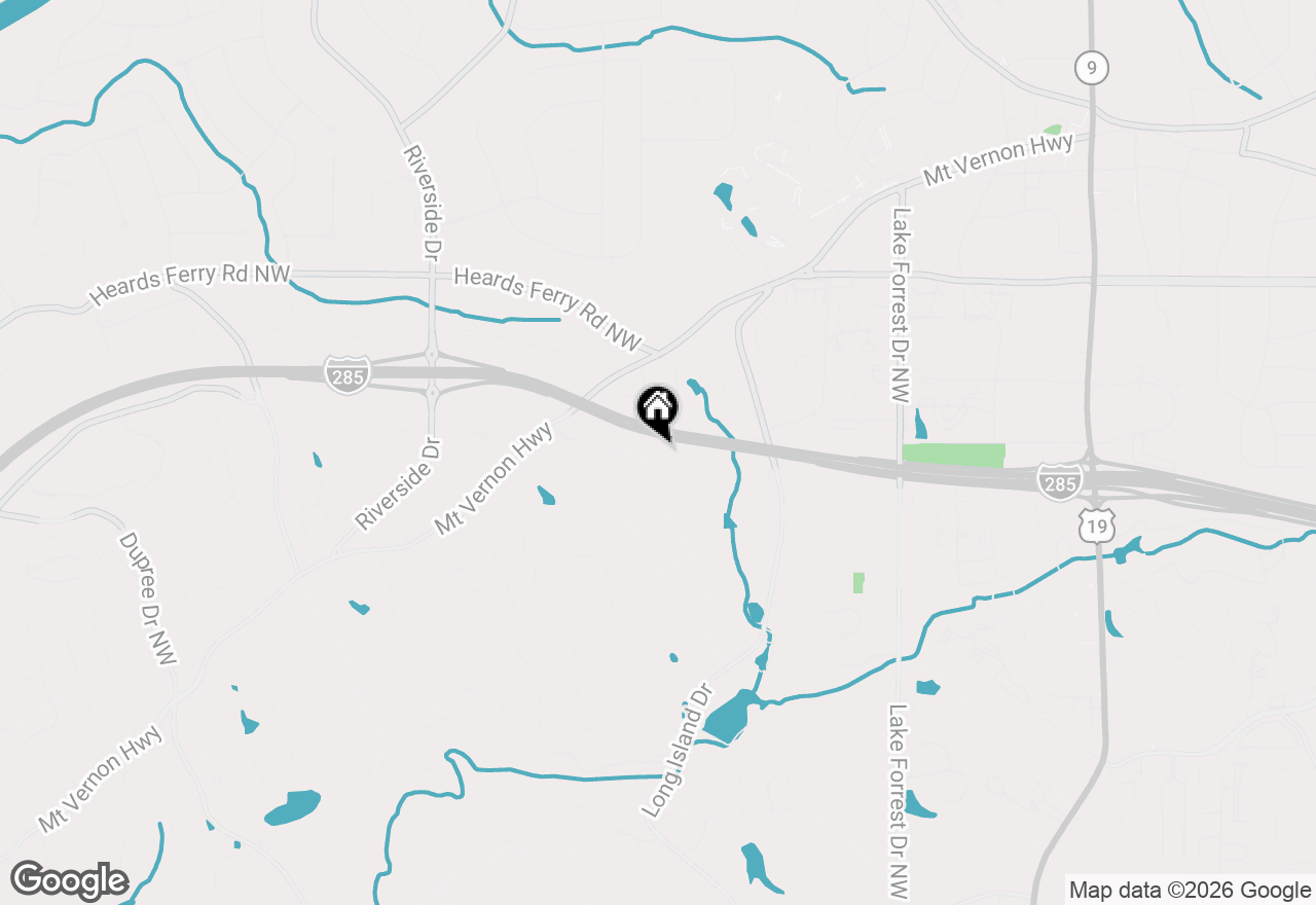Map of 295 Glen Lake Drive, Atlanta, GA 30327