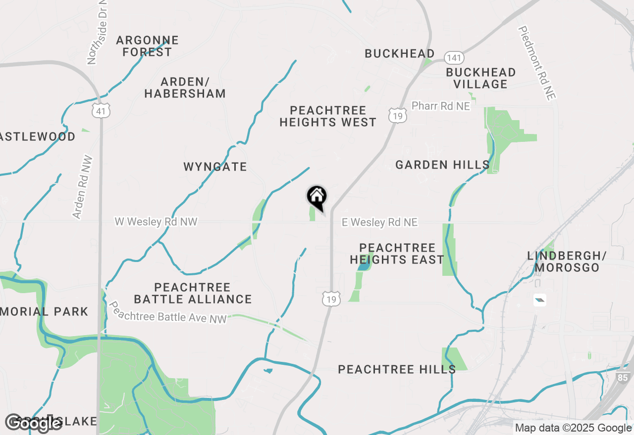 Map of 39 W Wesley Road Nw #5, Atlanta, GA 30305