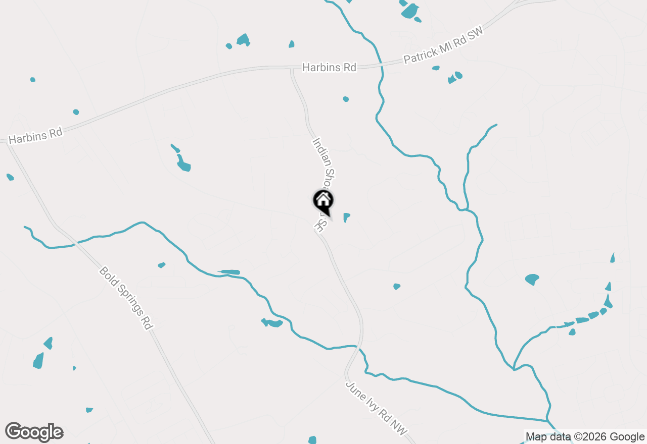 Map of 3893 Indian Shoals Road Se, Bethlehem, GA 30620