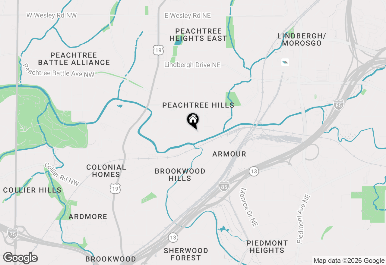 Map of 2190 Stephen Long Drive Ne, Atlanta, GA 30305