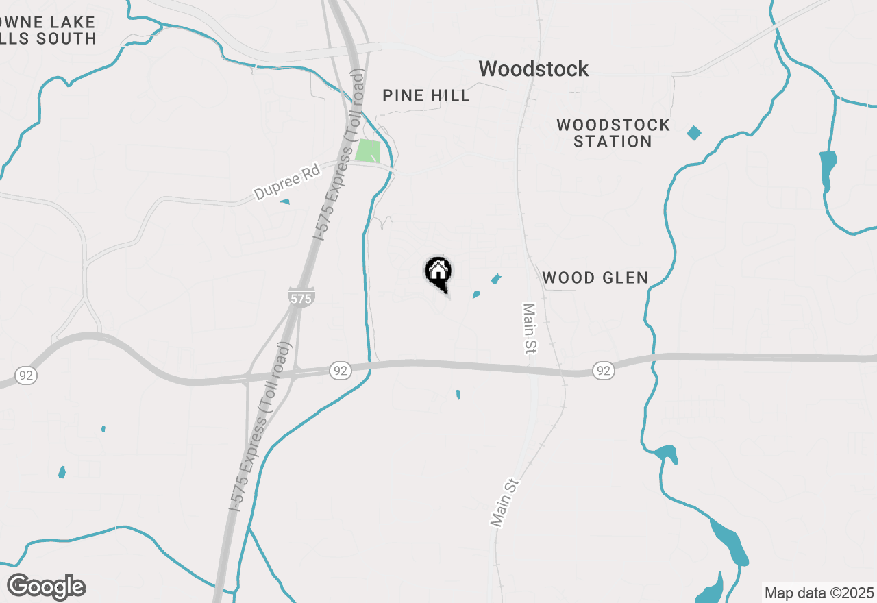 Map of 228 Creekstone Ridge, Woodstock, GA 30188