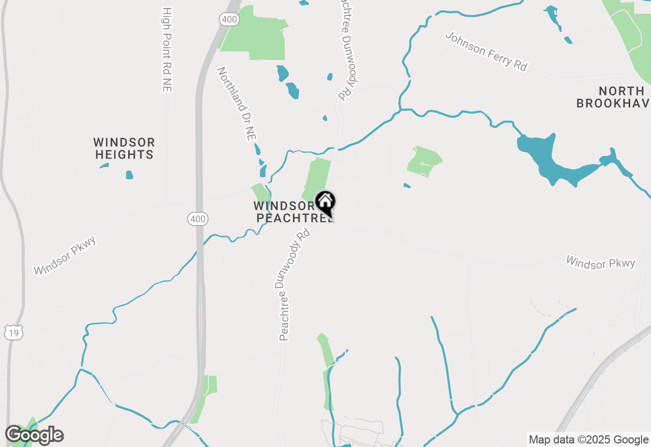 Map of 4550 Crestwicke Pointe Ne, Atlanta, GA 30319