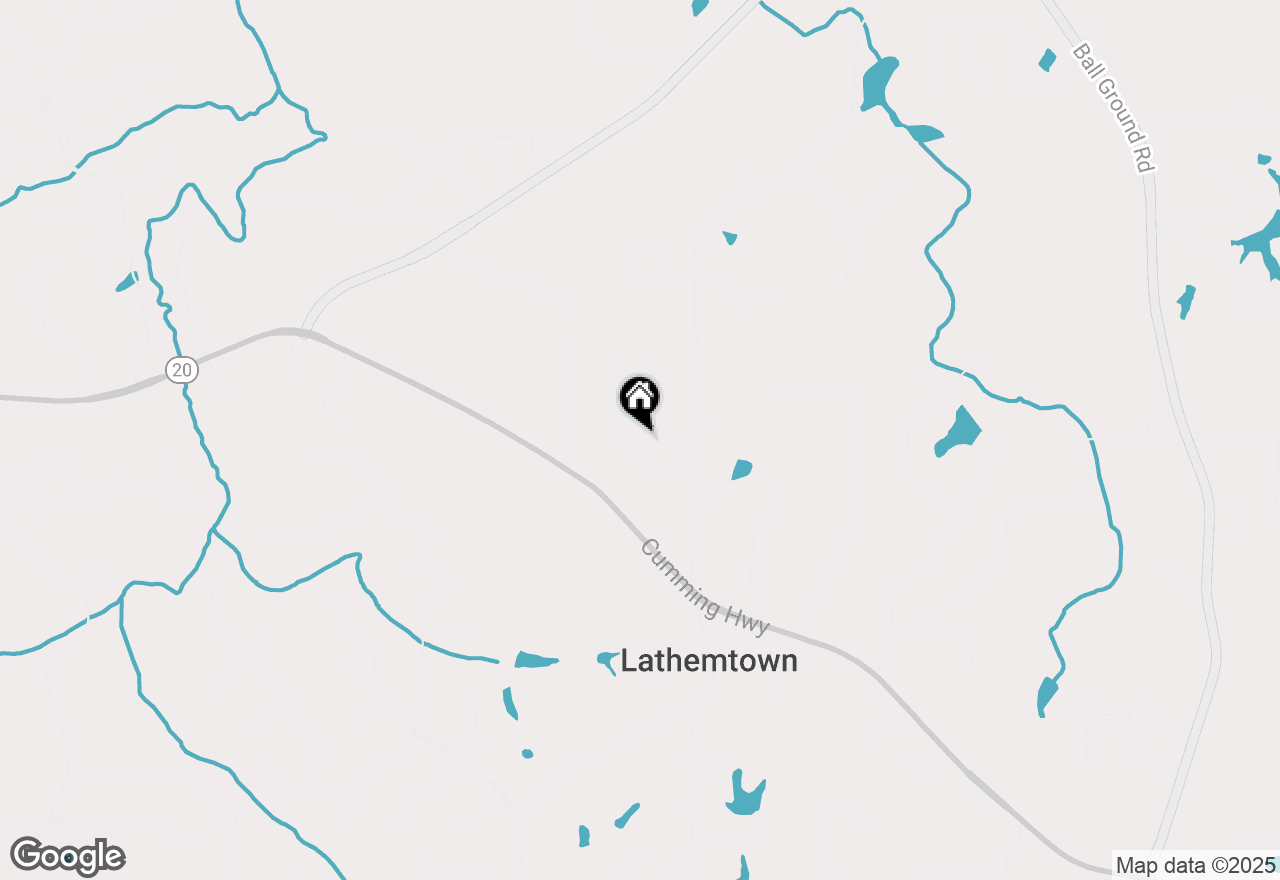 Map of 110 Lathems Mill Lane, Ball Ground, GA 30107