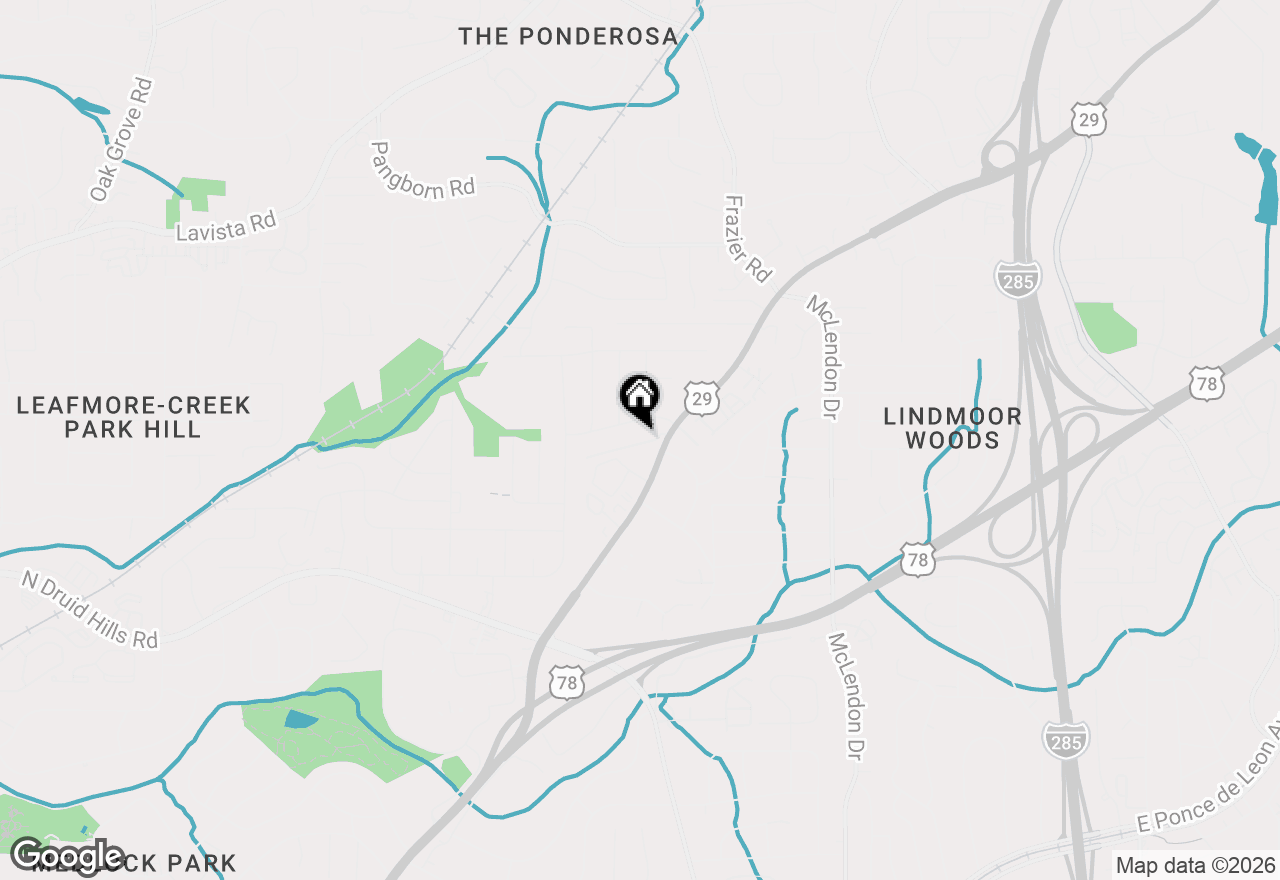 Map of 2398 Lawrenceville Highway #E, Decatur, GA 30033