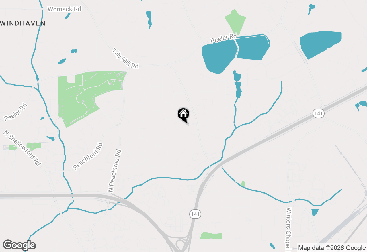 Map of 2484 Madison Commons, Dunwoody, GA 30360