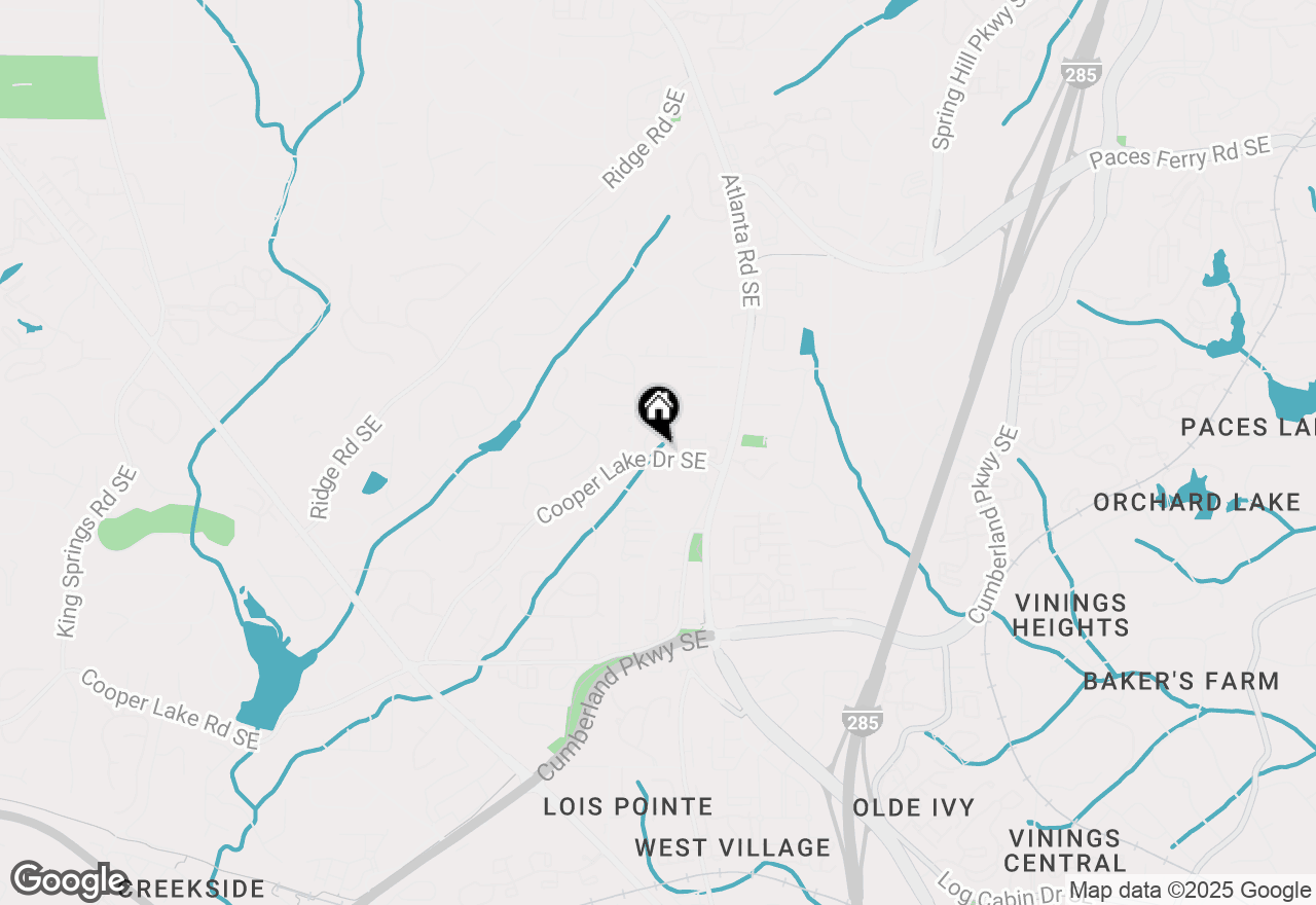 Map of 2027 Cooper Lake Drive Se, Smyrna, GA 30080