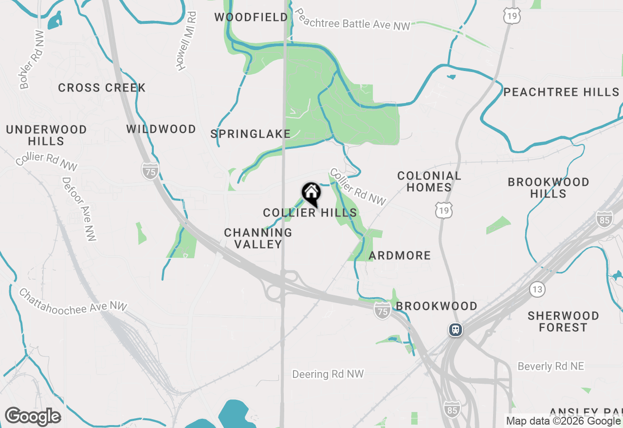 Map of 1916 Greystone Road Nw, Atlanta, GA 30318