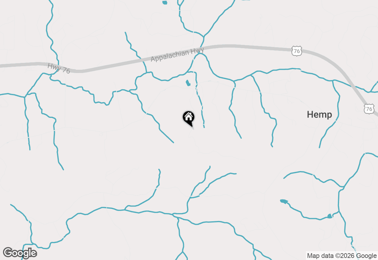 Map of 410 Hemptown Heights Drive, Morganton, GA 30560