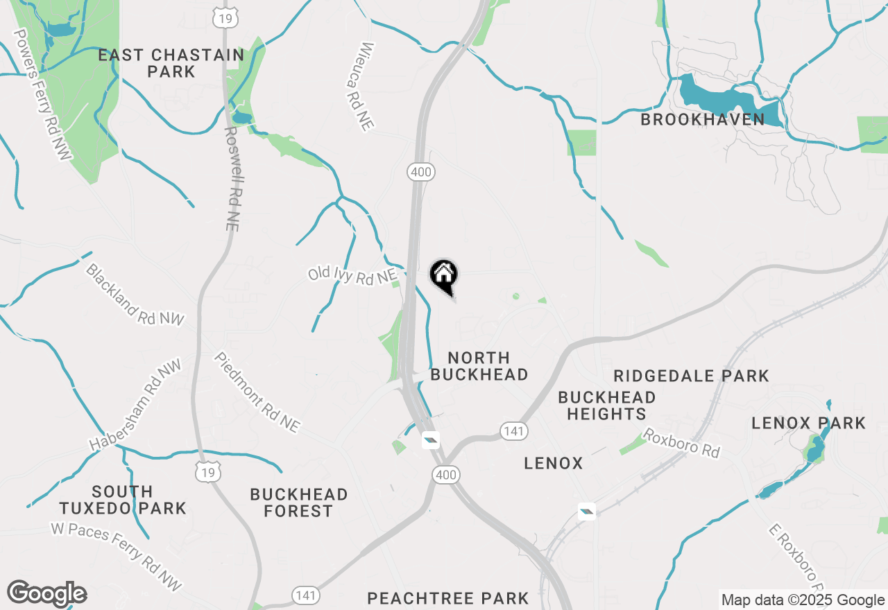 Map of 3683 N Stratford Road, Atlanta, GA 30342