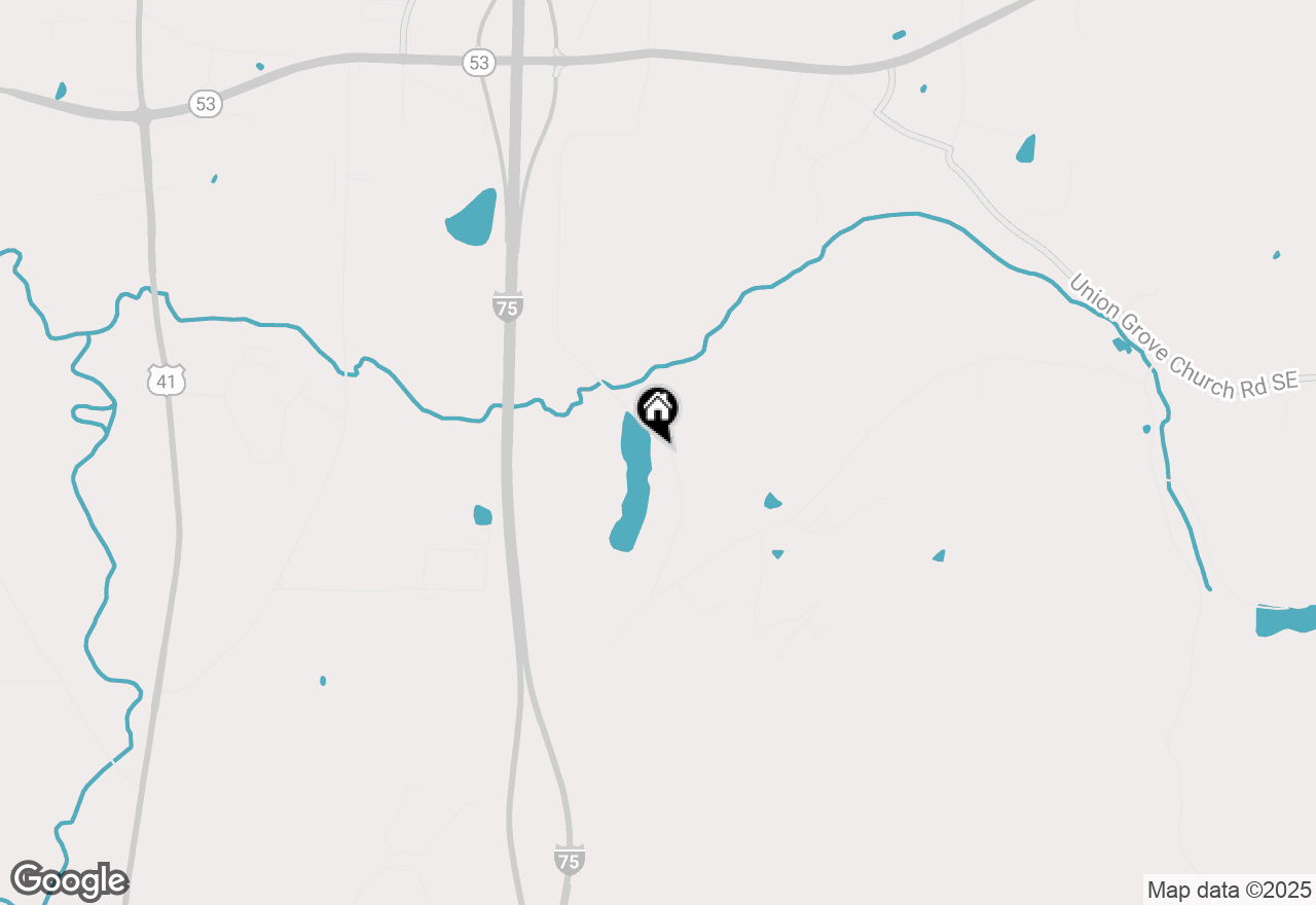 Map of 661 Johnson Lake Road Se, Adairsville, GA 30103