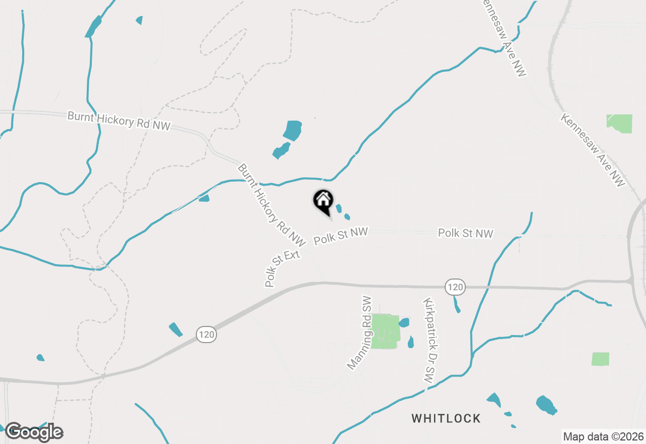Map of 238 Hanson Way, Marietta, GA 30064
