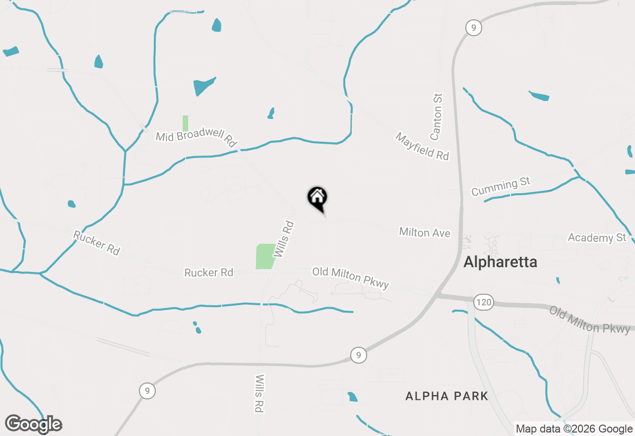 Map of 379 Milton Avenue, Alpharetta, GA 30009
