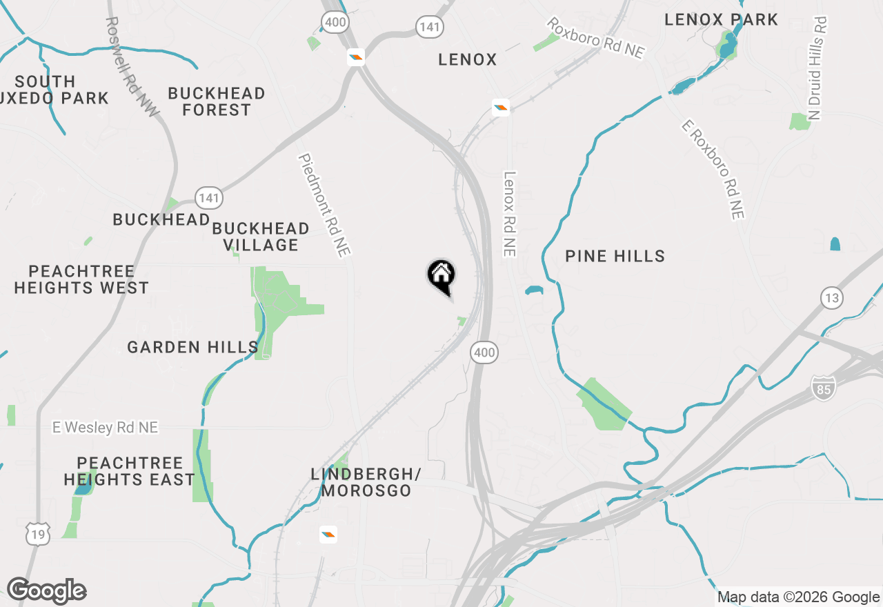 Map of 716 Burke Road Ne, Atlanta, GA 30305