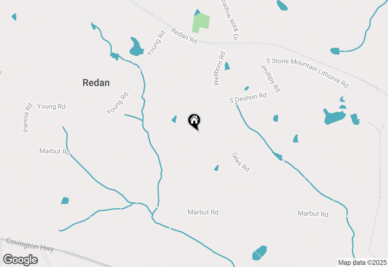 Map of 5964 Giles Road, Lithonia, GA 30058