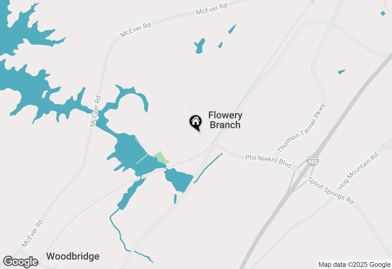 Map of 5902 Mitchell Street, Flowery Branch, GA 30542