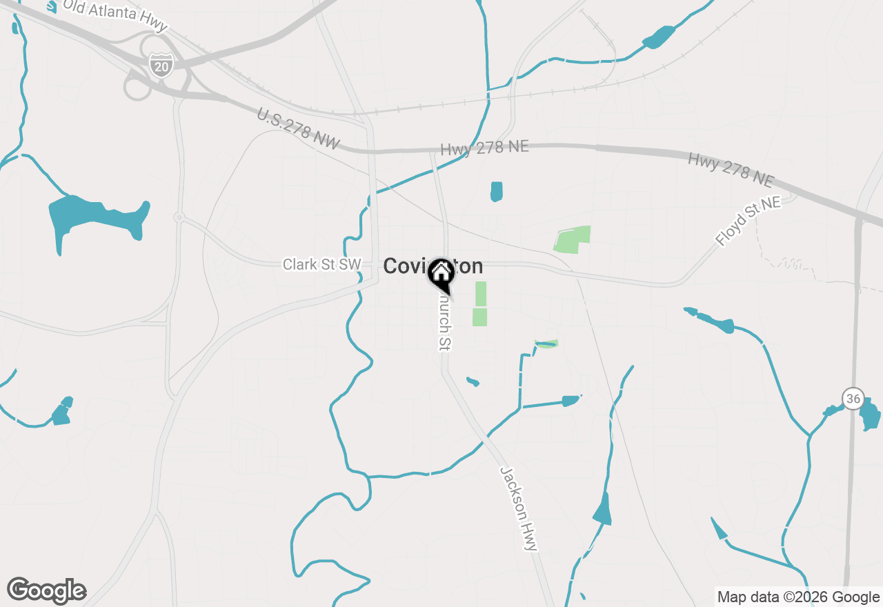 Map of 1108 Conyers Street, Covington, GA 30014