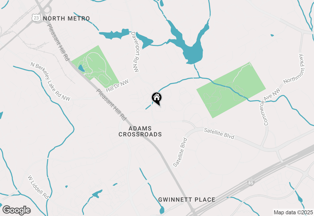 Map of 2833 Regent Walk Drive, Duluth, GA 30096