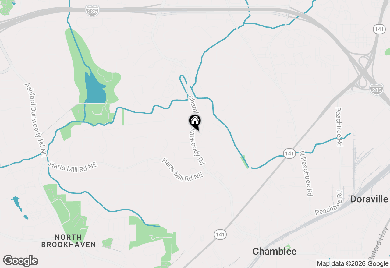 Map of 2044 Gramercy Circle, Atlanta, GA 30341