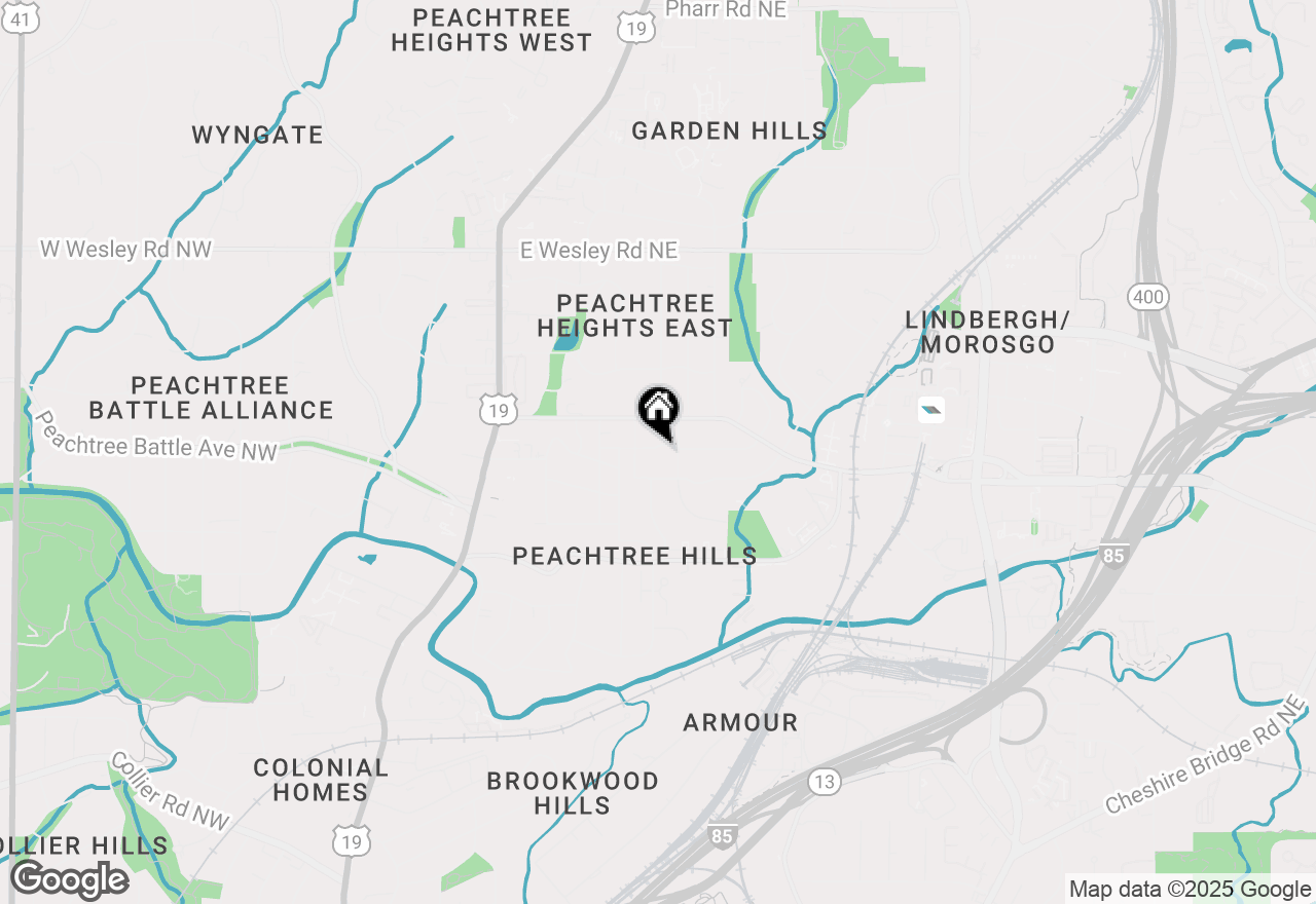 Map of 207 Springdale Drive Ne, Atlanta, GA 30305