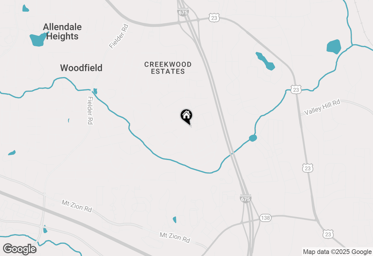 Map of 3461 Rock Creek Drive, Rex, GA 30273