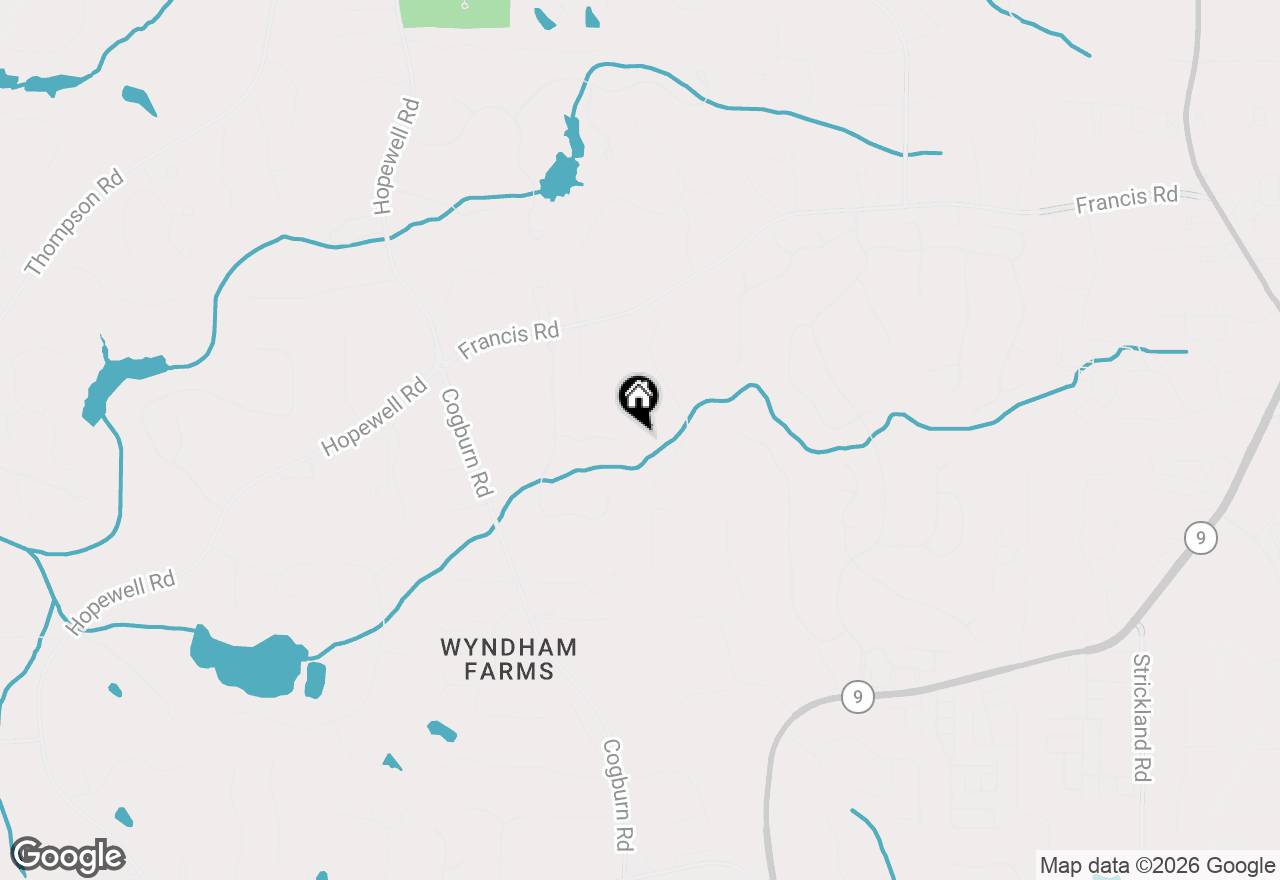 Map of 14695 Glencreek Way, Milton, GA 30004