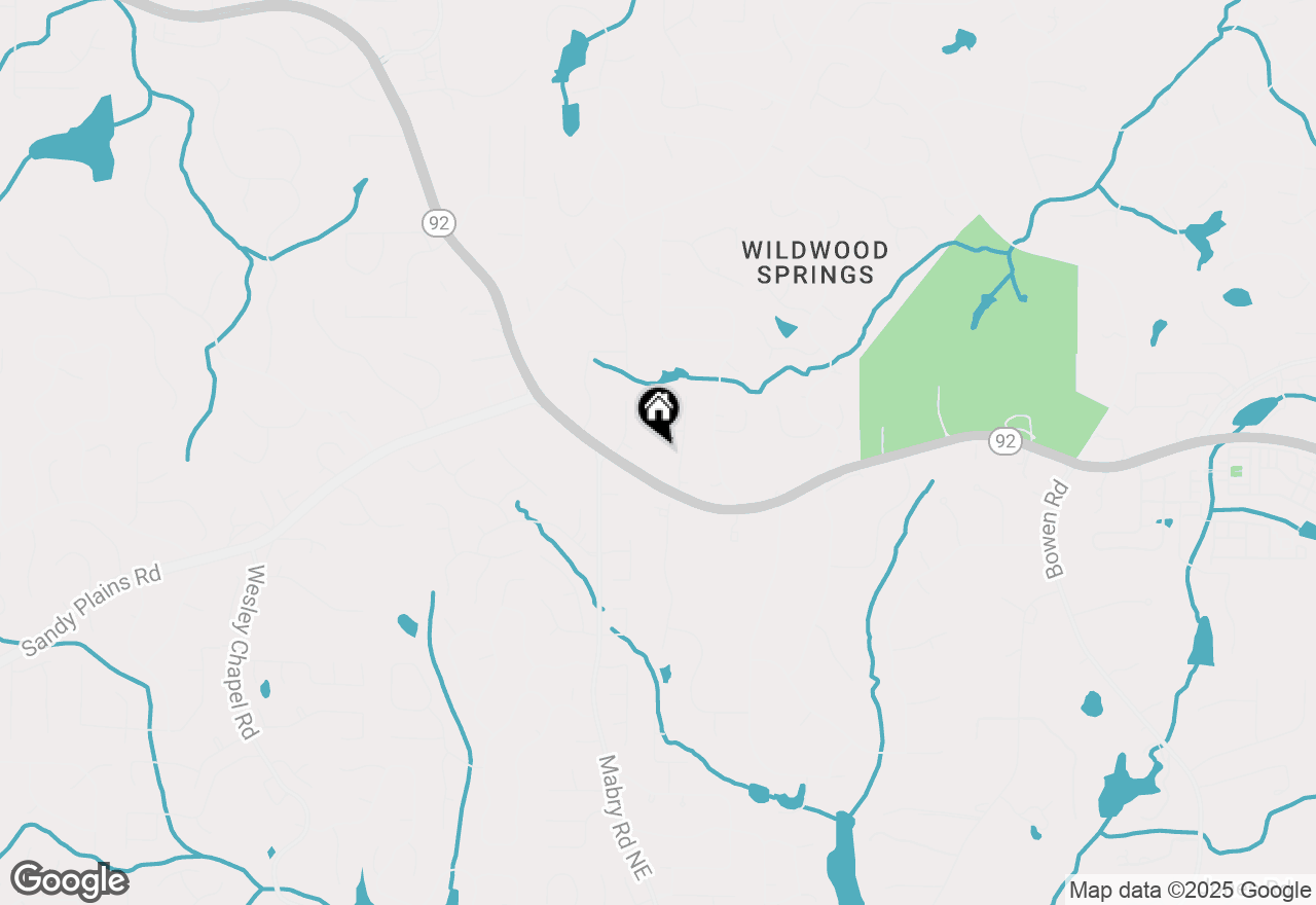 Map of 1905 Woodstock Road #4100, 4150, 4200, 4250, Roswell, GA 30075